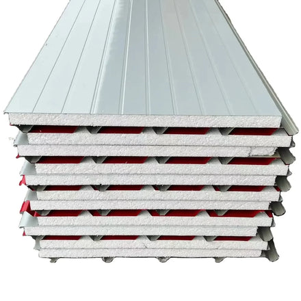EPS Heat Insulation Sandwich Panel for Workshop Warehouse Cow Shed Cold Room & Hotel Exterior Walls-Fire Resistant Eco-Friendly