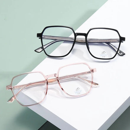 Monture Lunette De Luxe Spectacles Frame Vintage Acetate Temple Optical Eyeglasses