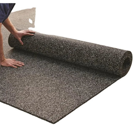Economical Anti-Slip Eco-Friendly Waterproof 3mm-10mm Thickness 1.25m*10m Size Various Colors Small Flecks Gym Rubber Floor Roll
