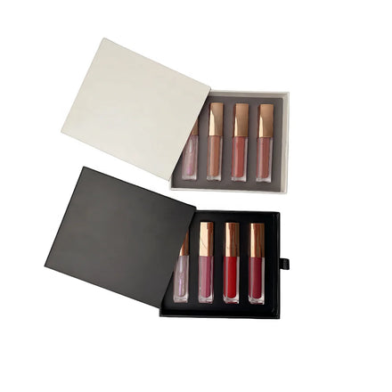 No Logo 4 Colors Long Lasting Waterproof Velvet Lips Non-Stick Matte Liquid Lipstick Gift Set