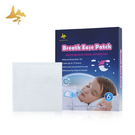 Free Sample Sleeping Plaster Reducing Nose Allergies Menthol Hydrogel Kids Breath Ease Patch