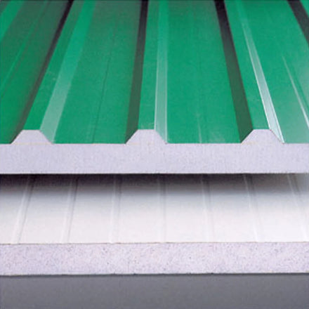 Customized Industrial EPS Sandwich Panel 50mm-200mm Range Fire Resistant Water Resistant Eco-Friendly Modern Design for Hotels