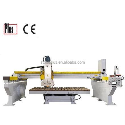 Basic600 Hot Sale Stone Bridge Saw Granite Machine Tile Cutter Automatic for Stone Slab Quartz Limestone Saw Disc Cut Machines