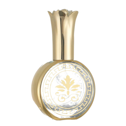 Empty 20ml Luxury Golden Middle East Arabic Dubai Style Glass Perfume Spray Bottle with Aluminum Sprayer