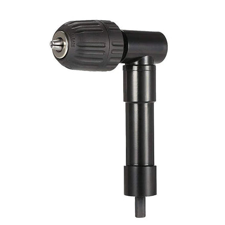 90 Degree Head Right Angle Drill Attachment Chuck Key Handle Drill Adapter Chuck of Power Electric Drill Tool
