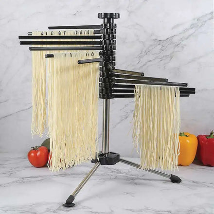 Wholesale Supplies Plastic Folding Stainless Steel Instant Display Noodles Pasta Drying Rack
