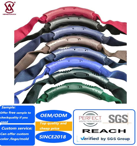 Good Quality Black Color Trunk Handle Luggage Manufacturers Supply Safety Plastic Handle for Backpack Accessories