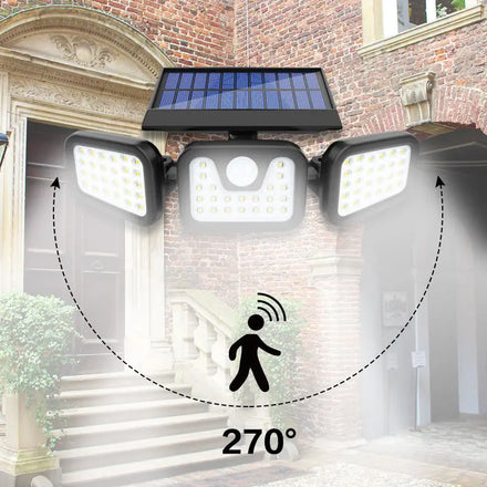 Brightenlux Manufacturer Solar Powered Garden Lights Motion Sensor Security Lamp Outdoor Waterproof Led Solar Wall Light