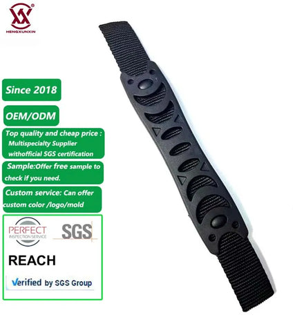 Flat Rubber Handle on 20mm PVC Webbing Bag Accessories Parts Webbing Straps Handles