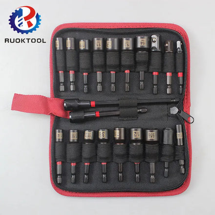 21PCS Professional Screwdriver Bits Set Repair Tool Set Hex Shank Magnetic Impact Nut Driver Bit Set