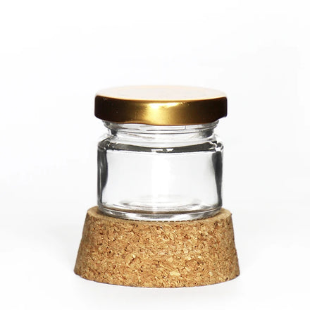 Wholesale 20ml 30ml Small Glass Round Jar for Pudding Honey Mini Storage Jar Cheapest