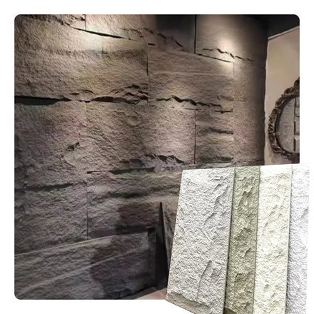 Pu Stone Wall Waterproof PU Stone Panel 3cm Thick Artificial Stone Wall for Interior and Exterior Use for Wall Cladding