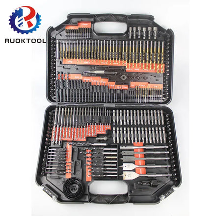 Multifunction 246pcs Drill Bit Set for Wood Metal and Concrete Power Tools Kit Electric Drill Hand Tools Box