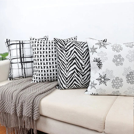 Amity Geometric Pillow Cover Minimalist Home Decoration Office Chair Thickened Custom Sofa Pillow Cushion Case Cover