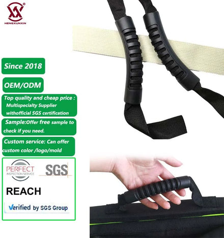 Wholesale Customized Professional PVC Plastic Long Handle Strong Webbing for Camera Bag Backpack Accessories Professional Strong