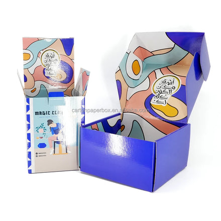 Wholesale Custom Printed a Set Mailer Carton E Flute Corrugated Cardboard Packing Boxes for Gift Sets