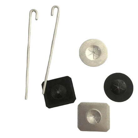 Solar Panel Mesh Aluminum Fastener Clips for Attaching Wire Mesh Critter Guard to Solar Panels and Bird Proof Pigeon