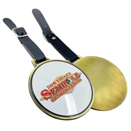 Custom Golf Club Souvenir Soft Enamel logo Metal Golf Luggage Bag Tag