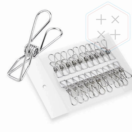 6.5 cm Stainless Steel Metal Clothes Pegs for Laundry Clip