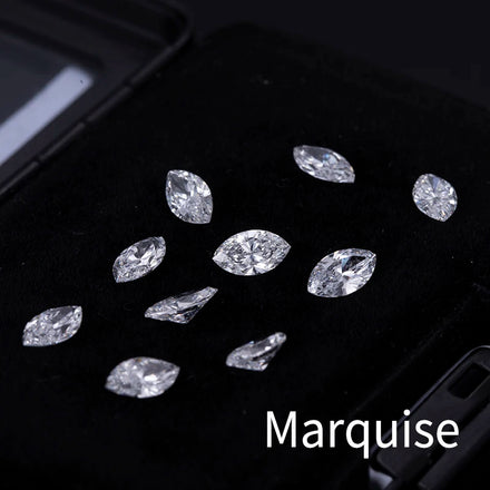 1.5X3mm - 4.5X9mm HPHT DEF VS Melee Lab Created Diamond Marquise Cut Loose Fancy Lab Grown Diamond