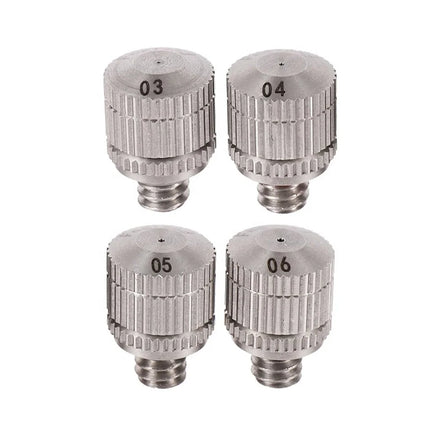 0.3 0.4 0.5 0.6mm Low Pressure Fog Misting Nozzle Greenhouse Atomizing Cooling Sprayer Nozzle