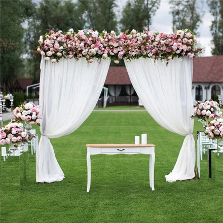 Pipe and Drape Backdrop Kit 10ft X 10ft Heavy Duty Backdrop Stand for Parties Wedding Business Events Birthday Festivals