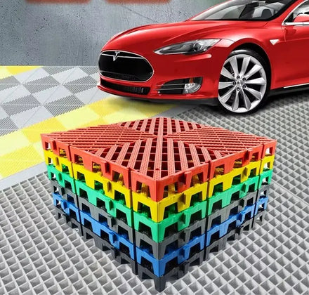 Indoor Workshop Villa Garage Anti-slip PVC Modern Plain Wide Plank Eco-friendly Vinyl Flooring