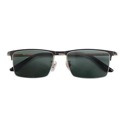 Trendy Shades Custom Brand Square Men Titanium Sunglasses Polarized