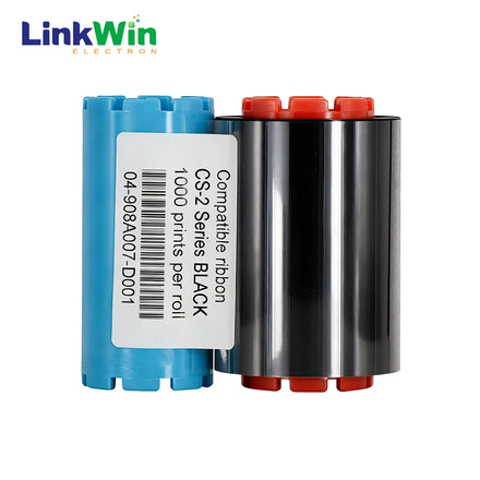 Good Price ID Card Printer Ribbon CS-200 Series Black Card Ribbon 1000 Prints/Roll for HITI CS200e CS220e CS290e Card Printer