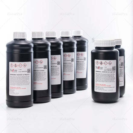 Excellent Color Brightness Original Nazdar NEM600 UV LED Curing Ink for Ricoh Gen5 Gen6 Toshiba Konica Printhead UV Printing Ink