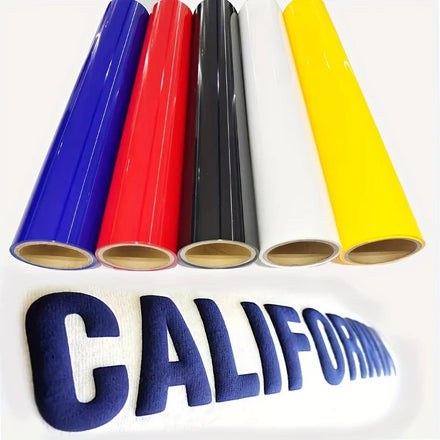 Renlitong Wholesale Vinil Textil Htv 3D Puff Heat Transfer Vinyl for t Shirts Custom Iron on Heat Transfer Vinyl