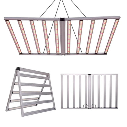 BAVAGREEN 800w 1000W 1500W Dimmable Commercial LED Grow Light Full Spectrum UV IR 3 Channels 4x6 Growing Tent Led Grow Bar Light