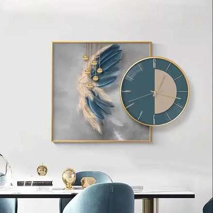 53X40cm Modern Minimalist Decorative Crystal Porcelain Painting Restaurant Light Luxury High-end Atmospheric