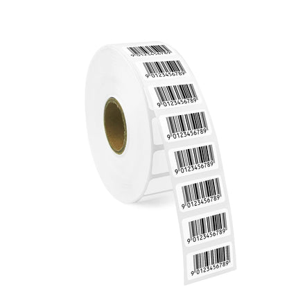 Barcode Thermal Paper Self Adhesive Label 25 X 13 mm White