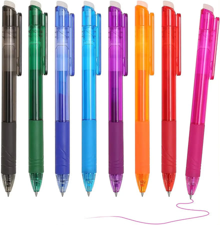 Hot Wholesale Twist Gel Pen Coloured Plastic Wholesale Eraser Pen Multicolor Refill Gel Erasable Pen