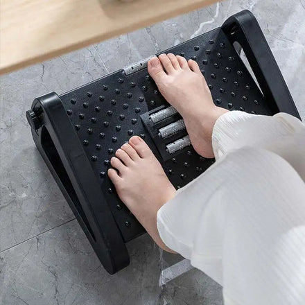 Foot Rest Home Office Footrests Comfy Adjustable Height Foot Rest Black