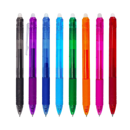 New Creative School Student Simple Erasable Gel Pen Stationery 0.7mm Ballpoint Colored Ink Ball Pen Customize logo