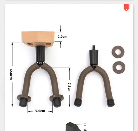 Hot Sale Black Walnut Guitar Stand With OEM Hooks New Release Music Instrument Accessories Factory Wholesale for UKulele Straps