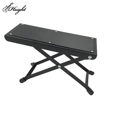 Foldable Iron Footrest for Acoustic Guitar Playing Adjustable Pedal for Comfortable Musical Instrument Usage
