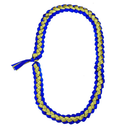 University Graduation Double Face Satin Ribbon Lei 100% Polyester Oeko-Tex Certified Recycled