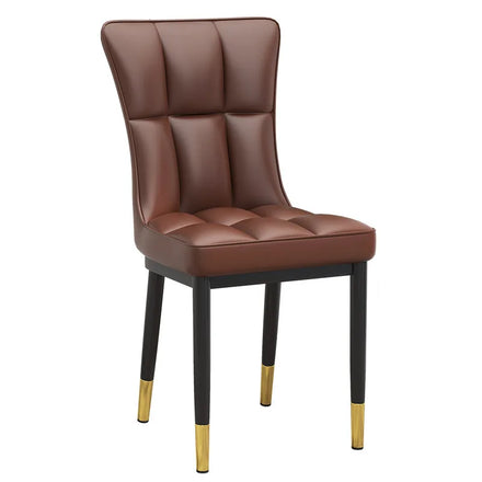 French Style Chair Exquisite Design Upholstered Leather Luxury Chair Dining Chairs for Kitchen Dining Area