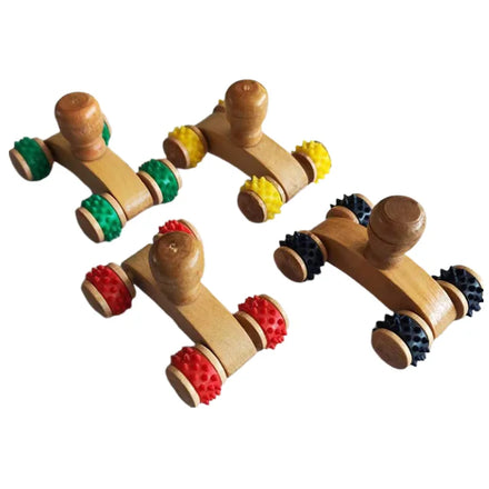 Trending Products 2025 New Arrivals Natural Eco Friendly Handmade Craft Body Wooden Gua Sha Massager Roller