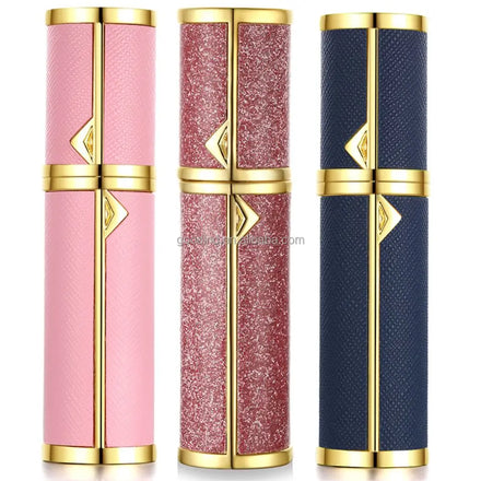 5ml Aluminum Recyclable Mini Perfume Atomizer Refillable Travel Pump Sprayer Bottle