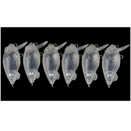 Lure Blanks 5.2cm 5.5g Crankbaits Unpainted Swimbait Blank Body Clear Hard Baits Unpainted Fishing Lures