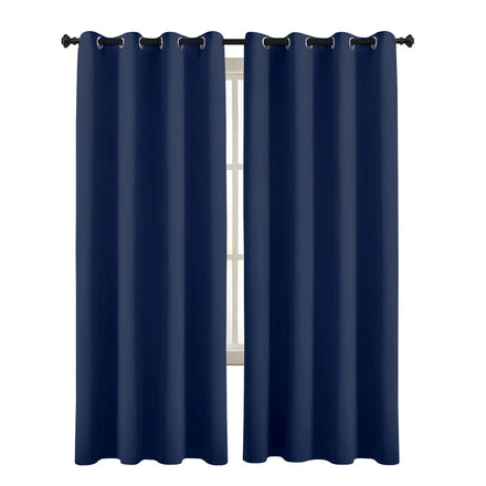 Amity Solid Blackout Curtains Custom Color Brown Blue Polyester Room Window Curtains for the Living Room