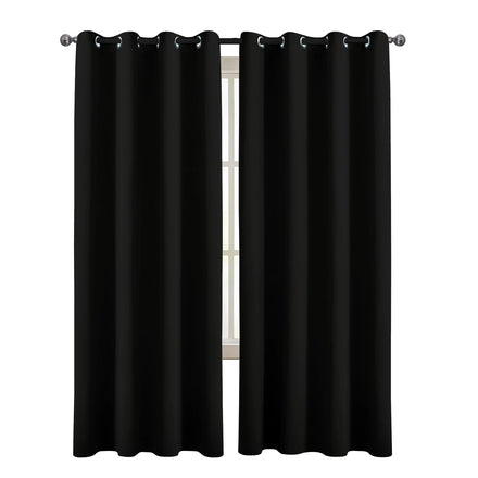 Amity Heavy Blackout Window Blinds Blackout Curtains for Bedroom Living Room Darkening Solid American Polyester Modern Satin