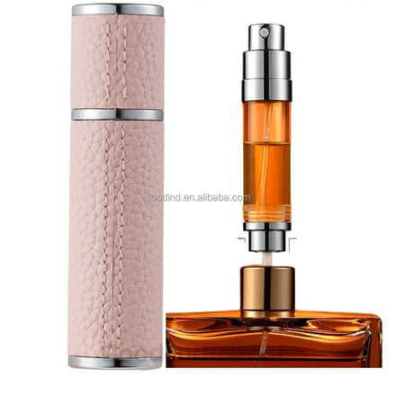 Travel Daily 5ml Mini Perfume Atomizer Aluminum Collar Recyclable Refillable Empty Spray Bottle for Personal Care