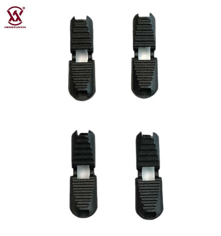 Plastic Zipper Plastic Cord Lock End Zipper Pull End Plastic Cord Lock Buckle for Sports Bag Backpack Accessories