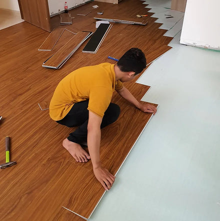 Vinyl Waterproof SPC Click Lock Vinyl Plank Flooring Vinyl Tile Floor SPC Flooring