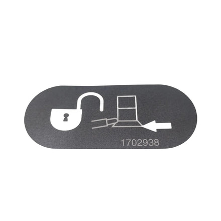 HNARL JLG Parts Soft Touch Override Decal for Use on Numerous 1702938